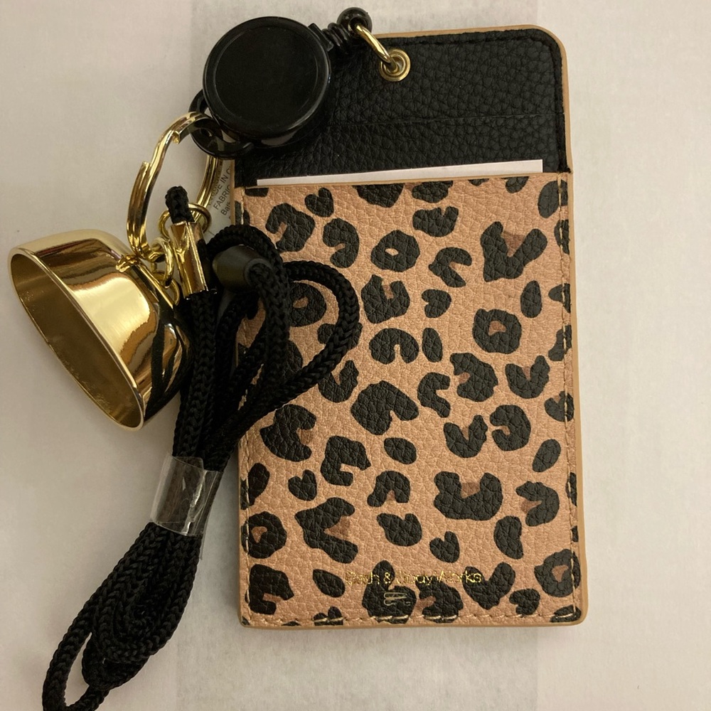Card case and sanitizer holder strap
